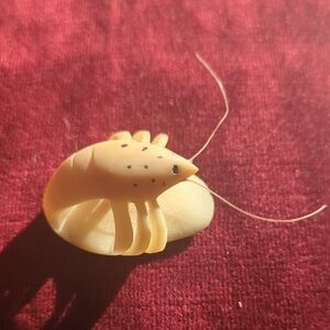 Tagua Nut Carved Lobster Crayfish